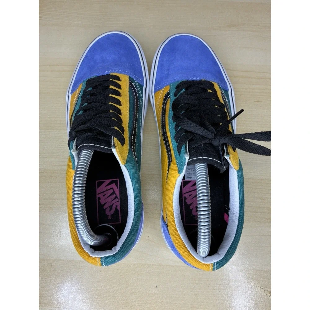 Vans Men-Women Yacht Club Old Skool Sneakers Multi Color Men's Size 7 Women 8.5